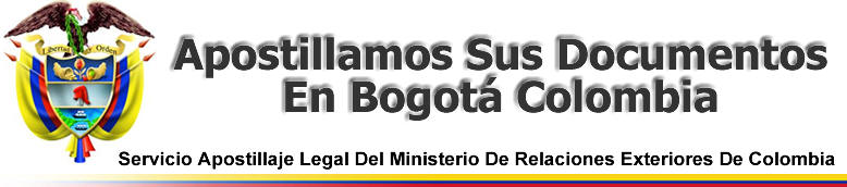 Apostillar Documentos Bogota Colombia apostille